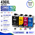 Brother LC-436XL Compatible High Yield Combo Pack