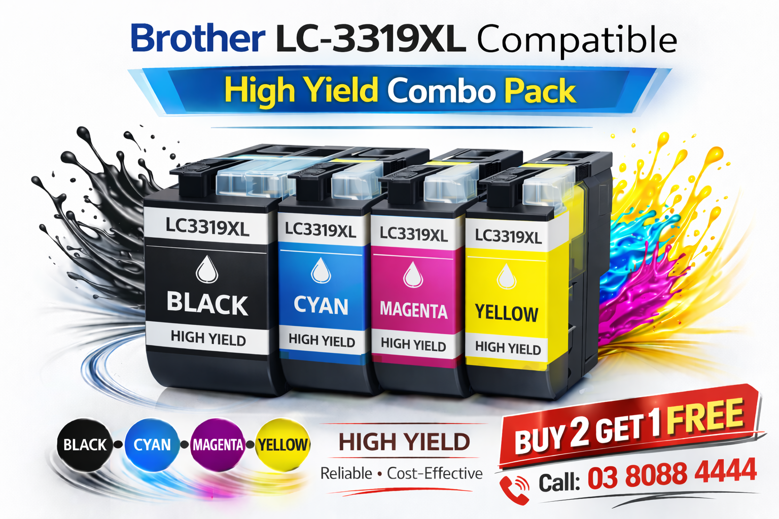 Brother LC-3319XL Compatible High Yield Combo Pack Brother LC-3319XL Compatible High Yield Combo Pack - Image 1