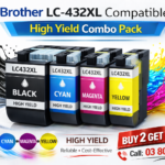 Brother LC-432XL Compatible High Yield Combo Pack