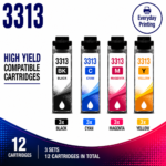Brother LC-3313 Compatible High Yield Combo Pack – 3 Pack Value Bundle