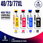 Brother LC-40/73/77XL Compatible High Yield Combo Pack