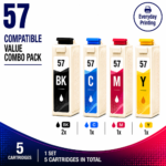Brother LC-57 Compatible Value Combo Pack