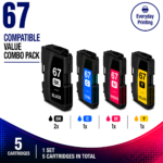 Brother LC-67 Compatible Value Combo Pack