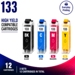 Brother LC-133 Compatible High Yield Combo Pack – 3 Pack Value Bundle