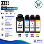 BBrother LC-3333 Compatible High Yield Combo Pack – 3 Pack Value Bundle