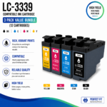 Brother LC-3339 Compatible High Yield Combo Pack – 3 Pack Value Bundle