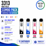 Brother LC-3313 Compatible High Yield Combo Pack – 3 Pack Value Bundle