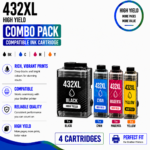 Brother LC-432XL Compatible High Yield Combo Pack