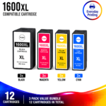 Canon PGI-1600XL Compatible High Yield Combo Pack – 3 Pack Value Bundle