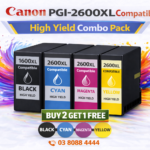 Canon PGI-2600XL Compatible High Yield Combo Pack
