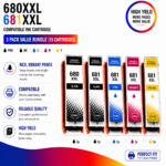 Canon PGI-680XXL CLI-681XXL Compatible High Yield Combo Pack – 3 Pack Value Bundle