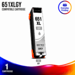 Canon CLI-651XLGY Grey Compatible High Yield Ink Cartridge