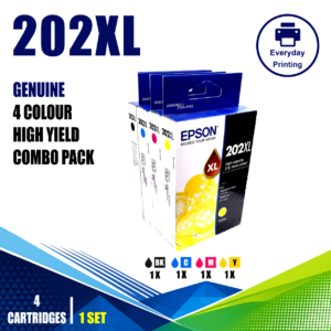 Epson 202XL Genuine High Yield 4 Colour Value Pack (4 Cartridges)