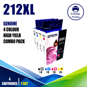 Epson 212XL Genuine High Yield 4 Colour Value Pack (4 Cartridges)
