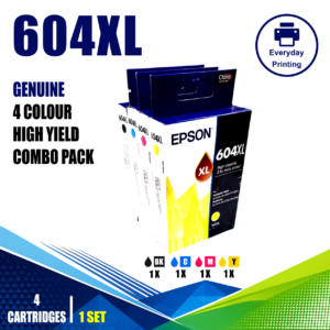 Epson 604XL Genuine High Yield 4 Colour Value Pack (4 Cartridges)