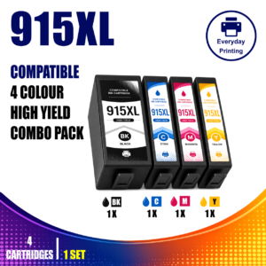 HP 915XL Compatible 4 Colour Combo Value Pack (4 Cartridges)