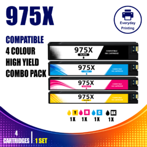 HP 975X Compatible 4 Colour Combo Value Pack (4 Cartridges)